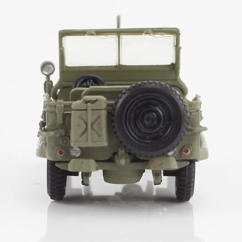 1/4 ton Military Vehicle 1/72 Die Cast Model - HG4215 U.S. 3rd Army,War Eagle, 1945 1:72 Scale Metal by Hobby Master