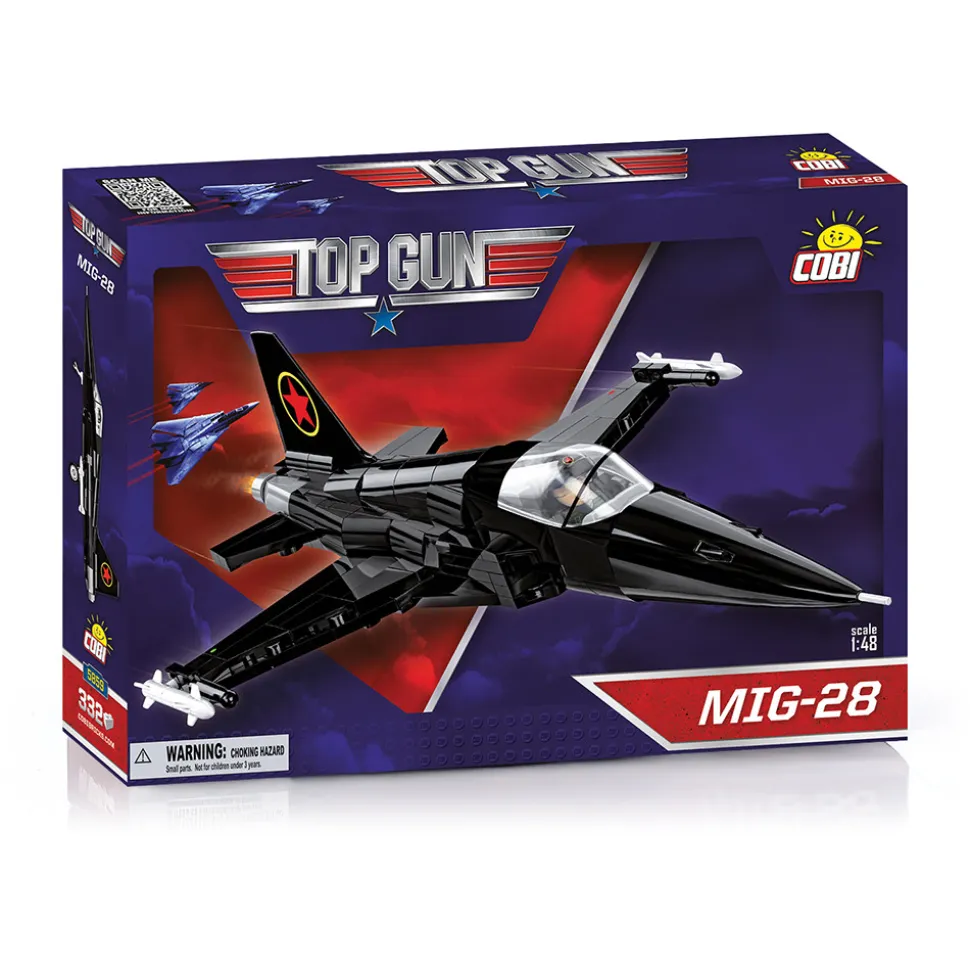 TOP GUN MIG-28 Fighter Jet Building Brick Set 1:48 Scale by Cobi Toys
