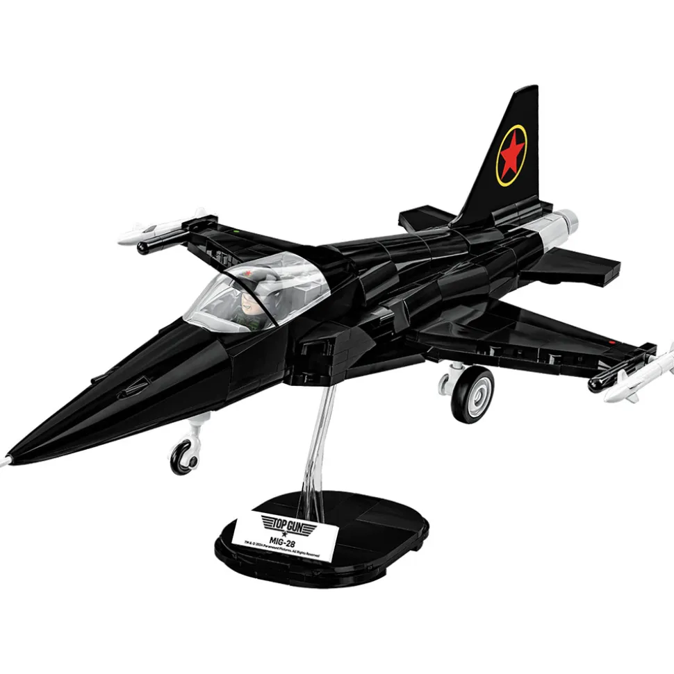 TOP GUN MIG-28 Fighter Jet Building Brick Set 1:48 Scale by Cobi Toys