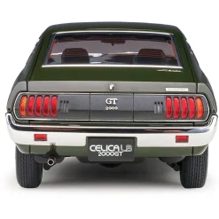 1973 Toyota Celica Liftback 2000GT (RA25) - Moss Green 1:18 Scale Diecast Model Car by AutoArt