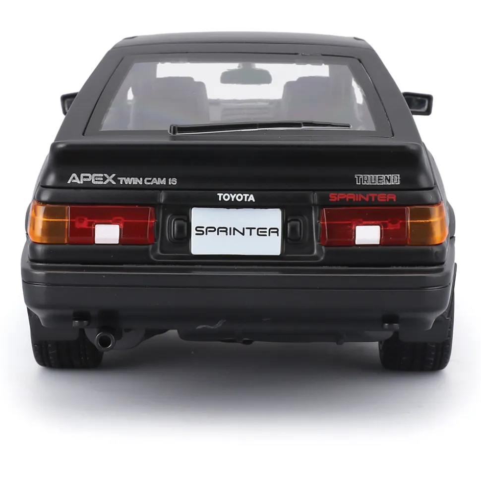 Toyota Corolla (Sprinter Trueno) AE86 - Black 1:24 Scale Diecast Model Truck by Maisto