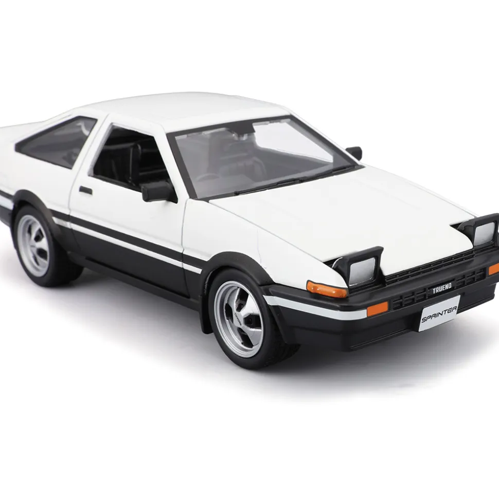 Toyota Corolla (Sprinter Trueno) AE86 - White 1:24 Scale Diecast Model Truck by Maisto