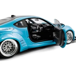 2024 Toyota GR 86 LBWK Body Kit - Baby Blue 1:18 Scale Diecast Model Car by Solido