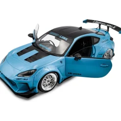 2024 Toyota GR 86 LBWK Body Kit - Baby Blue 1:18 Scale Diecast Model Car by Solido