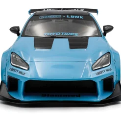 2024 Toyota GR 86 LBWK Body Kit - Baby Blue 1:18 Scale Diecast Model Car by Solido