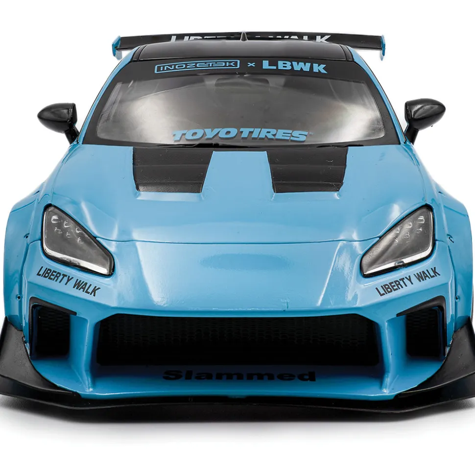 2024 Toyota GR 86 LBWK Body Kit - Baby Blue 1:18 Scale Diecast Model Car by Solido
