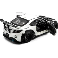 2024 Toyota GR 86 LBWK Body Kit - Pearl White 1:18 Scale Diecast Model Car by Solido
