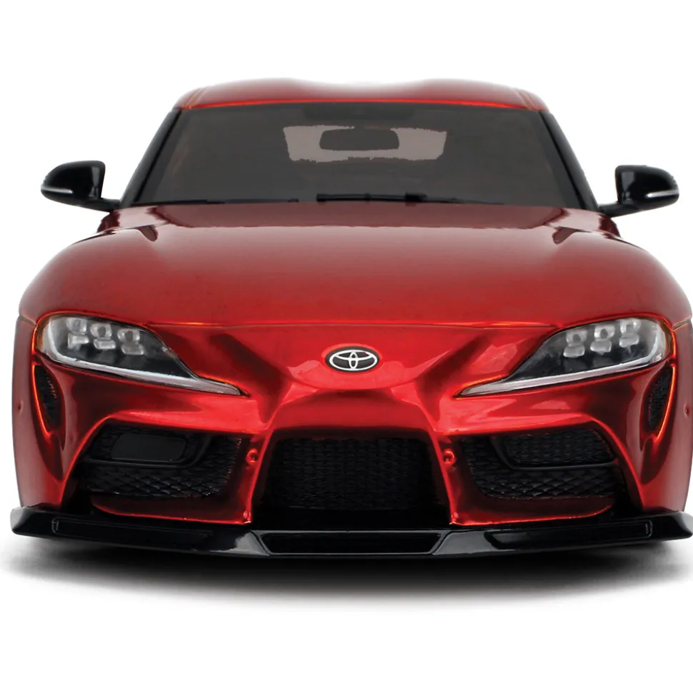 Toyota GR Supra W6 - Pink Slips Candy Red 1:18 Scale Diecast Model Car by Pink Slips