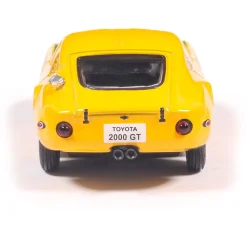 1966 Toyota 2000GT - Yatabe Speed Trials - Yellow 1:64 Scale Diecast Model Car by IXO Models