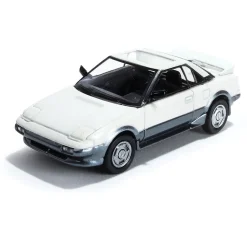 1985 Toyota MR2 MK1 - White/ Silver 1:64 Scale Diecast Model Car by Paragon Models