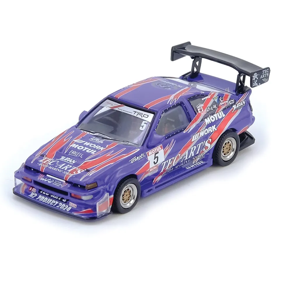 Toyota Sprinter Trueno AE86 N2 Project By Tec-Art'S 1:64 Scale Diecast Model Car by Inno Models