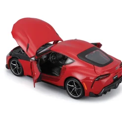2022 Toyota Supra GR - Red 1:24 Scale Diecast Model Car by Maisto