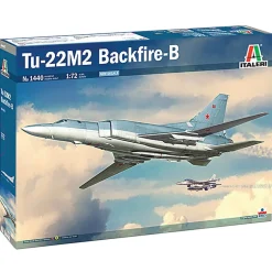 Tu-22M2 Backfire B 1/72 Kit Italeri (1440s) 1:72 Scale Plastic by Italeri