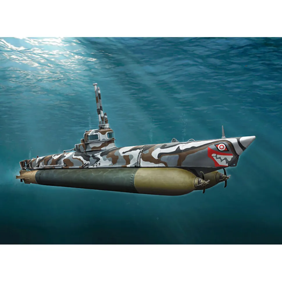 U-Boot Biber Midget Submarine 1/35 Kit Italeri (5609s) 1:35 Scale Plastic by Italeri