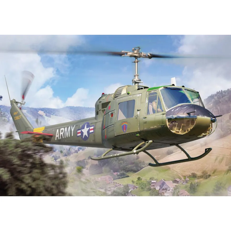 UH-1B Huey 1/35 Kit Trumpeter (705112) Plastic by Trumpeter
