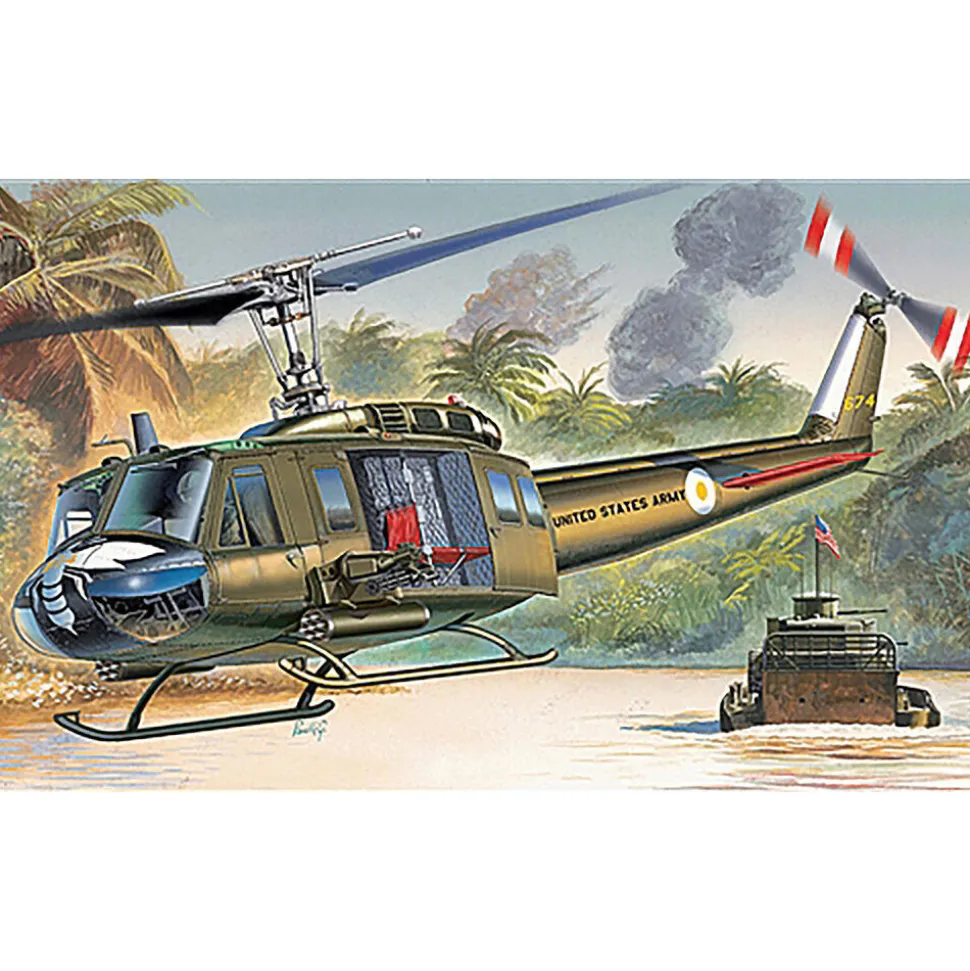 UH-1D Iroquois 1/72 Kit 1:72 Scale Plastic Model Kit by Italeri