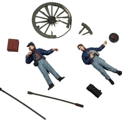 Union Artillery Casualties with Accessories 1/30 Figure Set WILLIAM BRITAIN (31503) 1:30 scale Metal by William Britain