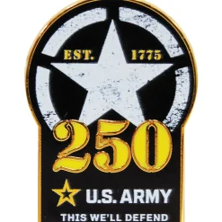 USA 250 - Army Lapel Pin Eagle Emblems (P61667) Metal by Eagle Emblems