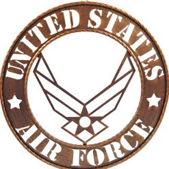 U.S. Air Force Metal Sign Iron and Blossom (18114) by Iron and Blossom