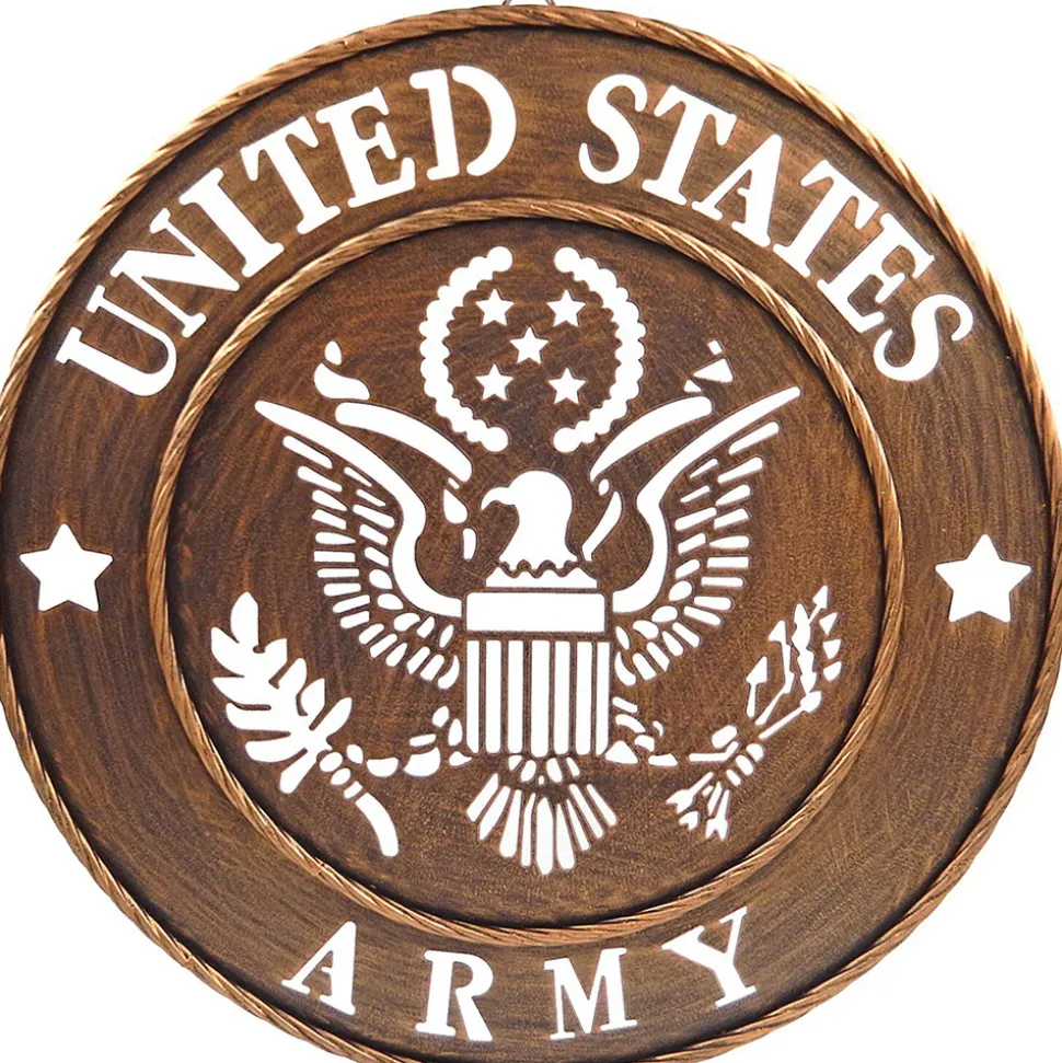 U.S. Army Metal Sign Iron and Blossom (18115) by Iron and Blossom