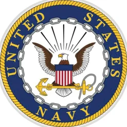 US Navy Magnet 3" Eagle Emblems (MG0812) by Eagle Emblems