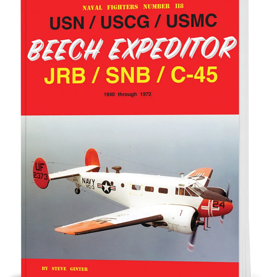 USN/USCG/USMC Beech Expeditor JRB/SNB/C-45 GINTER BOOKS (9798989950911) Softcover by Ginter Books