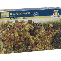 U.S. WWII Paratroopers 1/72 Figures Italeri (6063) 1:72 Scale Plastic by Italeri