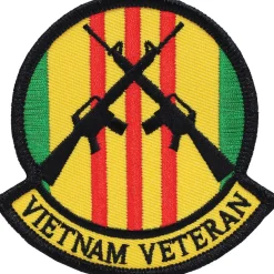 Vietnam Veteran Crossed Guns Patch PM1132 (M025) by Eagle Emblems