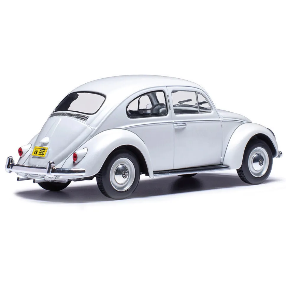 1960 Volkswagen Beetle - Pearl White 1:24 Scale Diecast Model Car by IXO Models