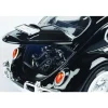 Volkswagen Beetle with Surfboard - Black 1:24 Scale Diecast Model Car by Motormax