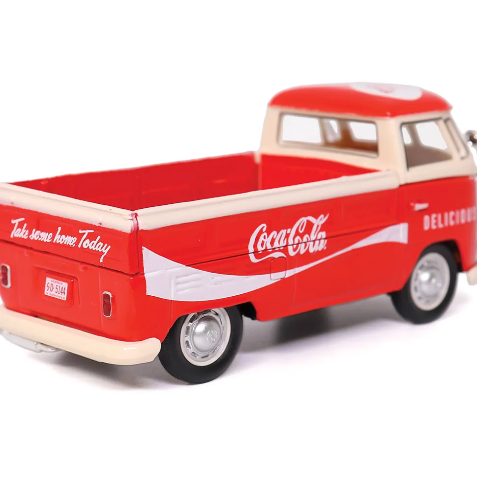 1962 Volkswagen Coca-Cola T1 pickup Red/White 1:43 Scale Diecast Model Truck by Motor City Classics