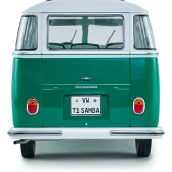 1962 Volkswagen T1 Samba - Green / White 1:18 Scale Diecast Model Truck by Solido