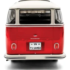 1962 Volkswagen T1 Samba - Red/White 1:18 Scale Diecast Model Car by Solido