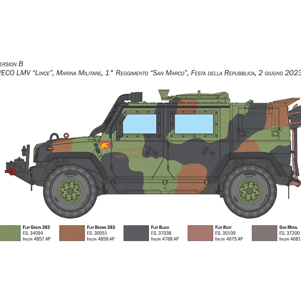 VTLM Lince 1/35 Kit 1:35 scale Plastic by Italeri