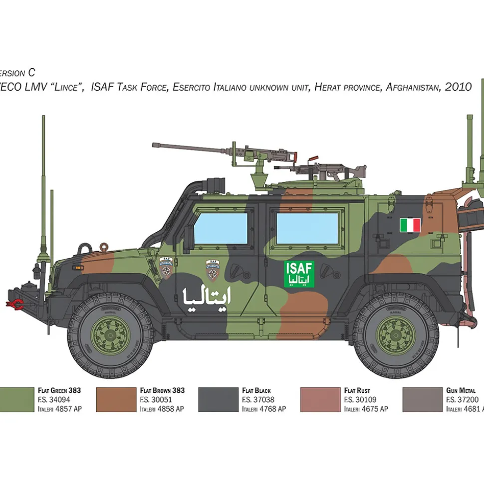 VTLM Lince 1/35 Kit 1:35 scale Plastic by Italeri