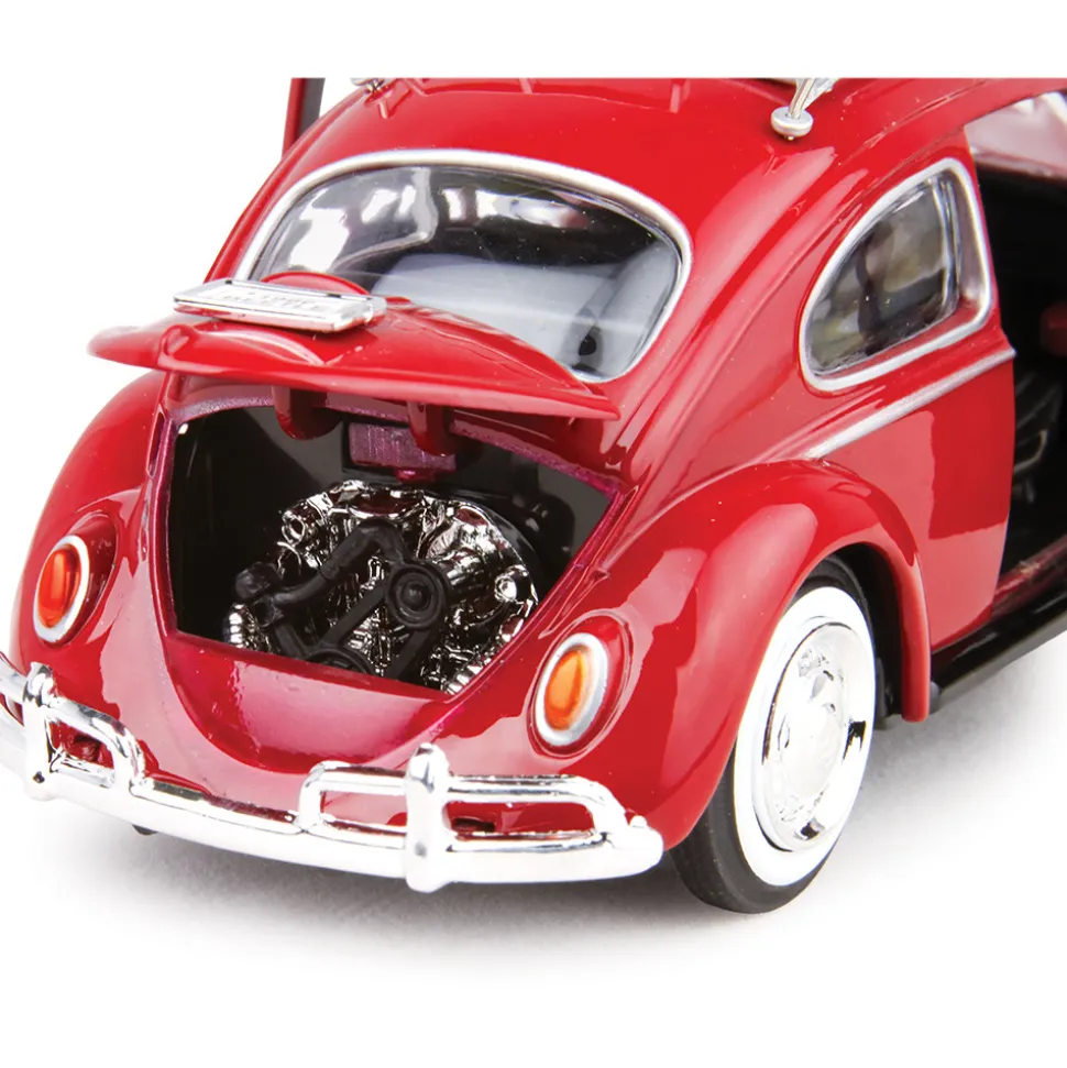 1966 VW Beetle & Roof Rack 1:24 Scale Diecast Model by Motormax