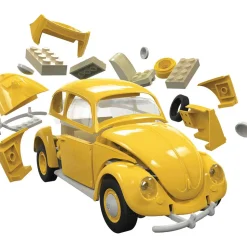 VW Beetle - Yellow - Quickbuild 36 Parts Plastic Model Kit by Airfix