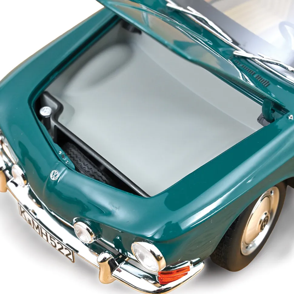 1963 VW Karmann Ghia 1500 - Smaragd Green 1:18 Scale Diecast Model Car by Norev