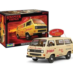 VW T3 Pizza Van - Stranger Things Model Kit 1:25 Scale Plastic Model Kit by Revell