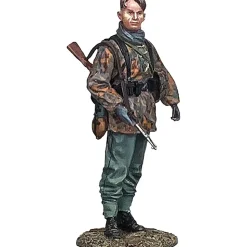 Waffen SS Grenadier Standing with Helmet Off, 1941-45 WILLIAM BRITAIN (25266) 1:30 Scale Metal by William Britain