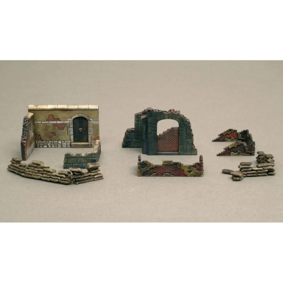 Walls And Ruins II 1/72 Kit 1:72 Scale Plastic Model Kit by Italeri