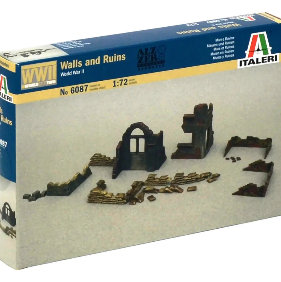 Walls And Ruins 1/72 Kit 1:72 Scale Plastic Model Kit by Italeri