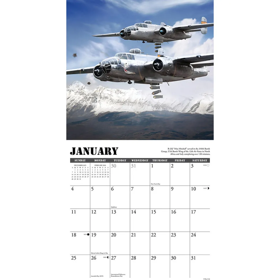 WARBIRDS OF WWII 2026 WALL CALENDAR 53096 by Willow Creek Press, Inc.