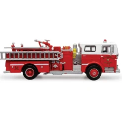 Ward LaFrance Fire Engine: San Francisco Fire Department 1:87 Scale Diecast Model Truck by Iconic Replicas