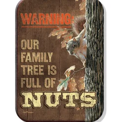 Warning Family Tree Magnet Desperate Enterprises (M2321) by Desperate Enterprises