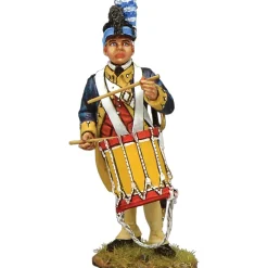 Washington's Guard Co. Drummer Boy 1/30 Figure K&C (AR085) 1:30 scale Metal by King and Country