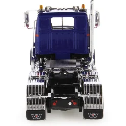 Western Star 4700 SBFA Tandem Day Cab - Blue 1:50 Scale Diecast Model Truck by Diecast Masters