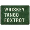 Whiskey Tango Foxtrot Metal Sign HA091 Heavy gauge steel by Vintage Sign Co.