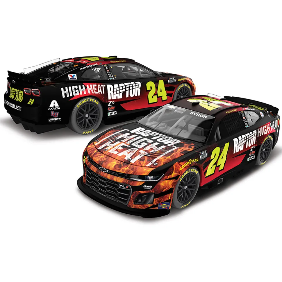 2025 William Byron Chevrolet Camaro - Raptor High Heat NASCAR Diecast 1:64 Scale Diecast Model Car by Lionel Racing