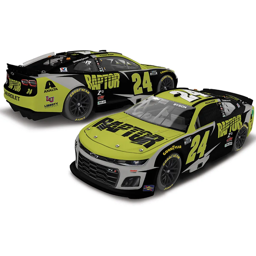 2025 William Byron Chevrolet Camaro - Raptor Elite NASCAR Diecast 1:24 Scale Diecast Model Car by Lionel Racing